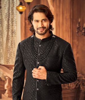Black Indo-Western Set